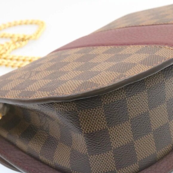LOUIS VUITTON Damier Ebene Wight Chain Shoulder Bag LV Auth - Picture 10 of 16
